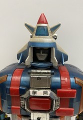 RARE VTG 1982 BANDAI JAPAN 15″ VOLTRON DAIRUGGER XV ROBOT Incomplete