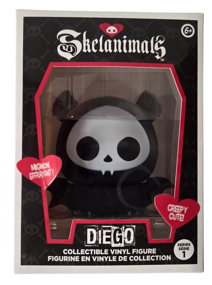 Skelanimals Diego Series 1 Toynami Vinyl Figure Creepy Cute Punk Goth NIB