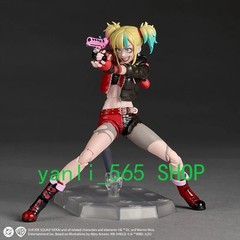 Kaiyodo Revoltech Amazing Yamaguchi Harley Quinn Suicide Squad ISEKAI Ver.&Bonus