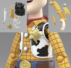 BANDAI Disney Pixar Toy Story 4 Woody & Buzz Lightyear Figure Plastic Model Kit