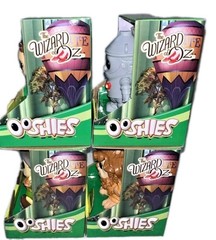 THE WIZARD OF OZ OOSHIES SET OF 4 DOROTHY TIN MAN COWARDLY LION & SCARECROW.