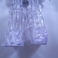 Super7 Cyborg Mighty Morphin Power Rangers Megazord Clear Figure – No Box