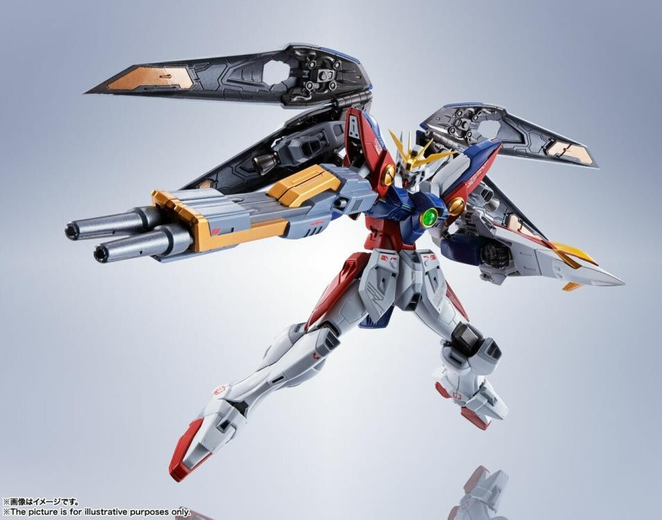 Bandai Metal Robot Spirits XXXG-00W0 Wing Gundam Zero TV Version Action Figure