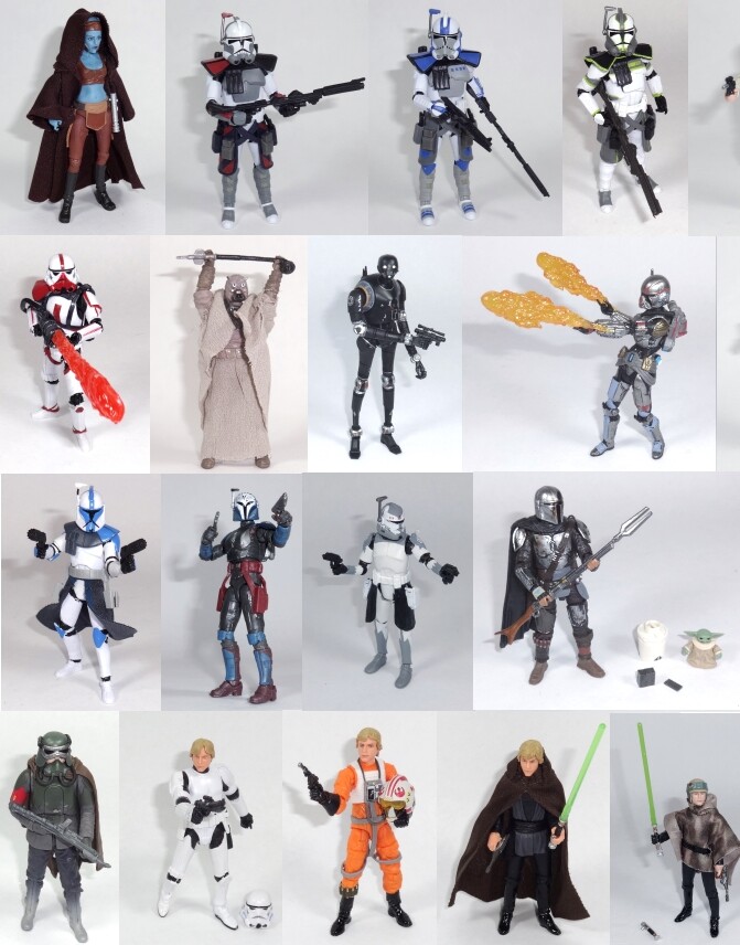 LOT OF STAR WARS VINTAGE COLLECTION & FORCE LINK Loose Figures 100% – U CHOOSE