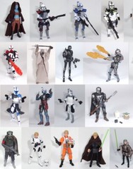 LOT OF STAR WARS VINTAGE COLLECTION & FORCE LINK Loose Figures 100% – U CHOOSE