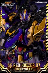 Anime Mini Force Mirror Tyrannosaurus Battle‑X King 12.6in Action Figure Model
