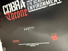 🐍 Sideshow G.I. Joe COBRA THRONE 1/6 Scale Diorama | New + RARE!