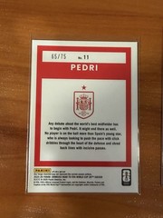 2025 Panini Donruss Road To The World Cup Pedri /49, /75 Spain