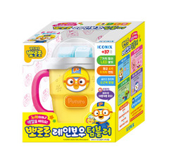 Pororo Rainbow Tumbler LED Light Up Music Toy Kids Educational Gift Korea ICONIX