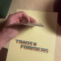 Sealed Transformers G1 MEGATRON STICKER SHEET & INSERT. EXTREMELY RARE