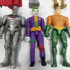 DC Comics Justice League 4″ Spin Master Action Figures Lot of 6 Batman Cyborg