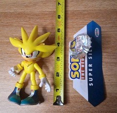 Sonic the Hedgehog SUPER SILVER 4″ Figure Emerald Jakks Pacific
