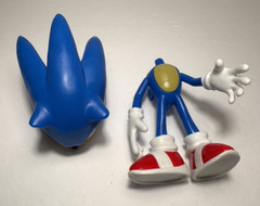 Sonic Figures 5 Inch Action Figurines Toys Knuckles Hedgehog Metal- Lot of 5