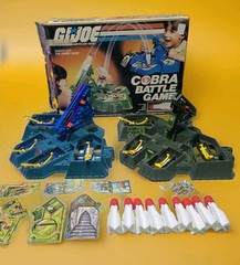 1982 GI JOE Cobra Battle Game with Original Box – Incomplete