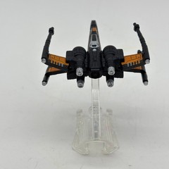 Hot Wheels Star Wars Poe Dameron X-Wing Fighter Black Die-Cast Vehicle Stand