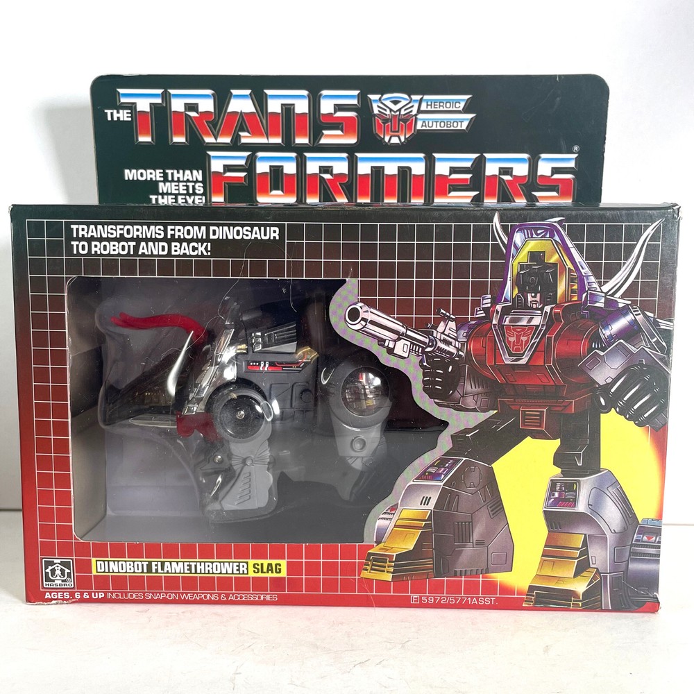 Transformers G1 Slag Dinobot Flamethrower Reissue Action Figure Gift Toys