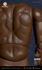 WorldBox AT032 1/6 Male Flexibel Body Model Black Skin for 12″ Figure Action Toy