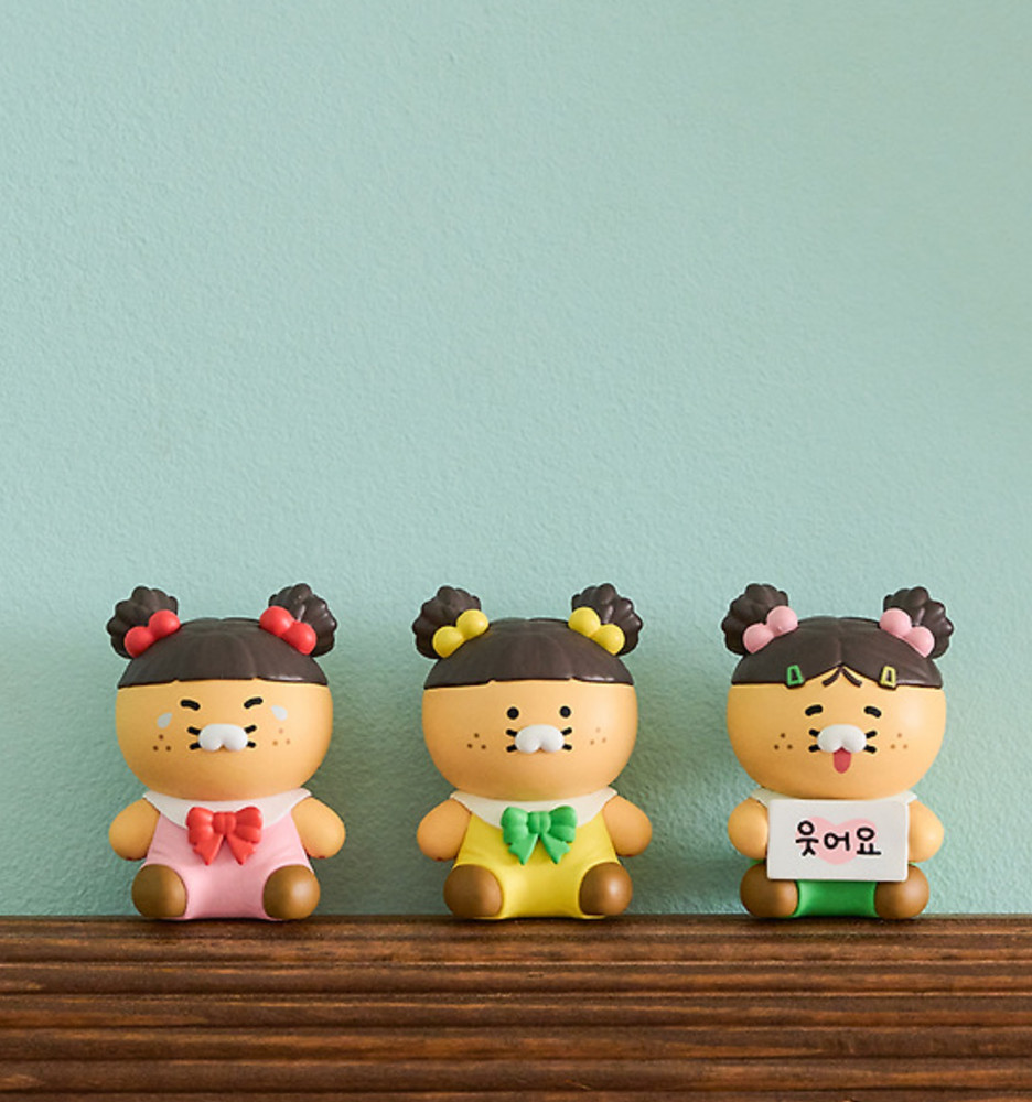 Kakao Friends Choonsik Naughty Mini Figure 3pcs Set – Retro TV Edition