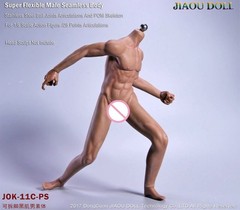 JIAOU DOLL 1/6 Male Rubber Seamless Body Lan Body Muscular 12″ Action Figure