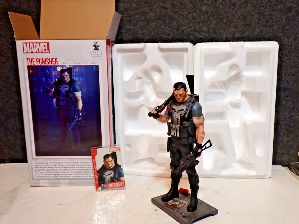 Marvel Punisher Gentle Giant Collectors Gallery 1/8 Statue 22/1000 Open Box Mint