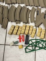 Thomas & Friends Trackmaster Train Tracks Beige 2006 Hit Toy Lot of 140+ Tracks