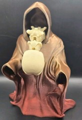 Grim Reaper Skull & Spine Articulated Figure 3D Printed