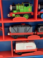 Vintage 2000s Thomas The Tank Engine Carry Case With 19 Di Cast/ Metal Trains
