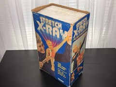1979 Kenner Stretch X-Ray See-Thru Invader Figure Boxed w/ Box & Foam Insert