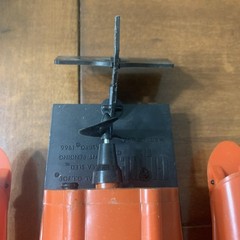 Vtg. 1966 Hasbro G.I. Joe Sea Sled INCOMPLETE Orange Black Toy Plastic Battery