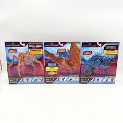 MonsterVerse TITANUS SCYLLA + RODAN + FROST VARK 6″ Action Figures set of 3 NEW!
