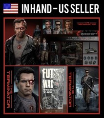 1/6 Terminator Future Warrior T800 PRESENT TOYS PT-SP80 MMS HOT – US SELLER