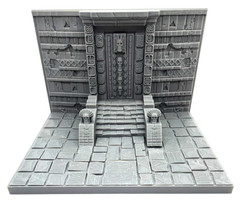 1:18 or 1:12 Scale Aztec Mayan Ruins Ancient Temple Entrance Diorama 3D Printed