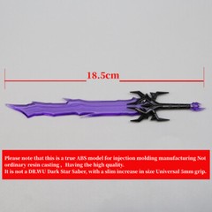ABS injection Molded TFP Dark Star Saber 18.5cm Sword Upgrade Kit 5mm Grip