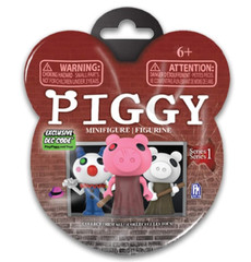 1x PIGGY SERIES 1 ROBLOX 3-INCH MINI FIGURE MYSTERY PACK WITH EXCLUSIVE DLC CODE