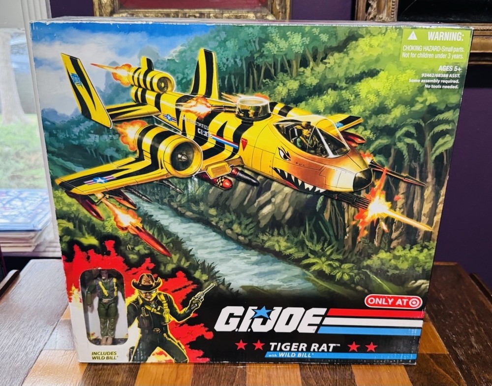 Hasbro G.I. Joe Tiger Rat VTOL Fighter Plane 3.5 in Action Figure New Sealed