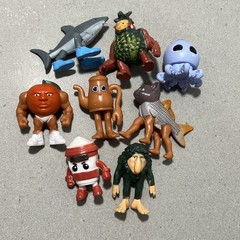 EUC 8 Pc Italian Brainrot Steal a Brain Rot Toys, 1.8″ Action Figure Mini Lot B