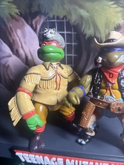 1992 TMNT Wacky Wild West Sewer Scout Raph Crazy Cowboy Don w/ Belt Figure Lot