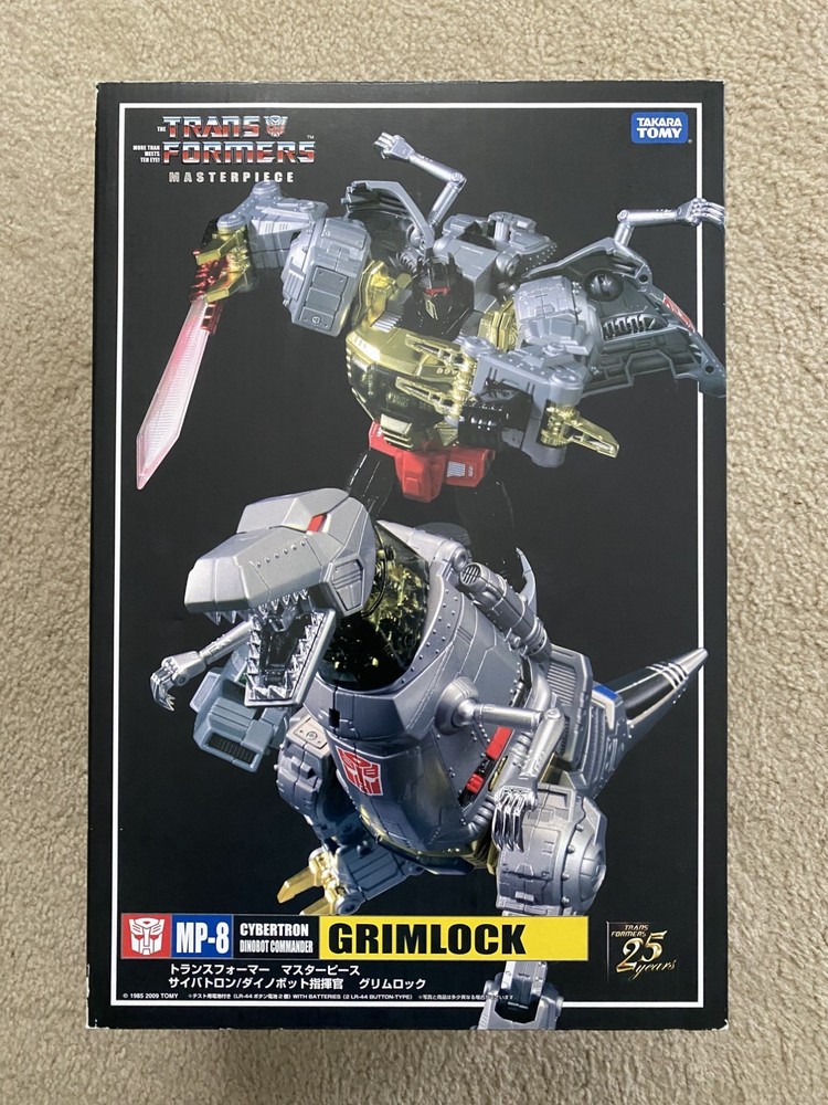 Takara Tomy Transformers Masterpiece Grimlock MP-8 Used in Box – NOT a KO