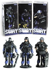 1/6 SWAT Solid Attacker Shielder Breacher Soldier 12″ Male Action Figure Set