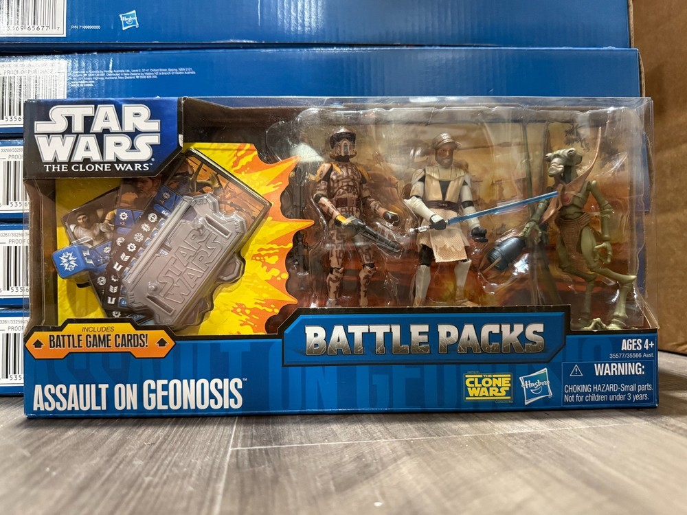 2011 Hasbro Star Wars The Clone Wars Assault On Geonosis Battle Packs