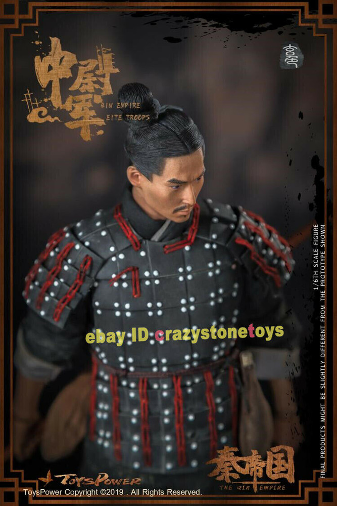 Toyspower Terracotta Army Qin Dynasty Soldier 1/6 CT012 Figure Model Black