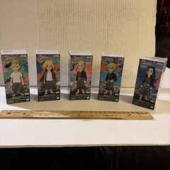 Bandai Tokyo 4 Inch Revenge World Figured Lot Of 5