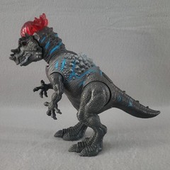 Pachycephalosaurus Dinosaur Action Figure Misco Toys Roaring Light & Sound 10in