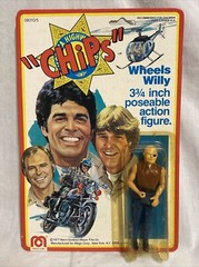1977 MEGO CHIPS “Wheels Willy” 3.75″ Action Figure UNUSED 70s TV Show