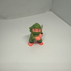 Soma Ninja Figure 1986 Green Turban Suit Fighter Rubber Martial Arts 2” Toy VTG