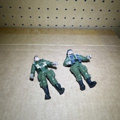 LOT OF 2-Chap Mei Army Military Soldier 4″ Tall Toy Action Figure