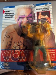Galoob WCW Sting Action Figure Vintage 1990, Blue Pants