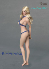 LDDOLL 28L 1/6 Finger Bone Seamless Silicone Body 12″ Female Figure Fit OB Head