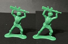 Lot Of 2 Toy Story “Bucket O Soldiers” 2” Replacement Riflemen Parts