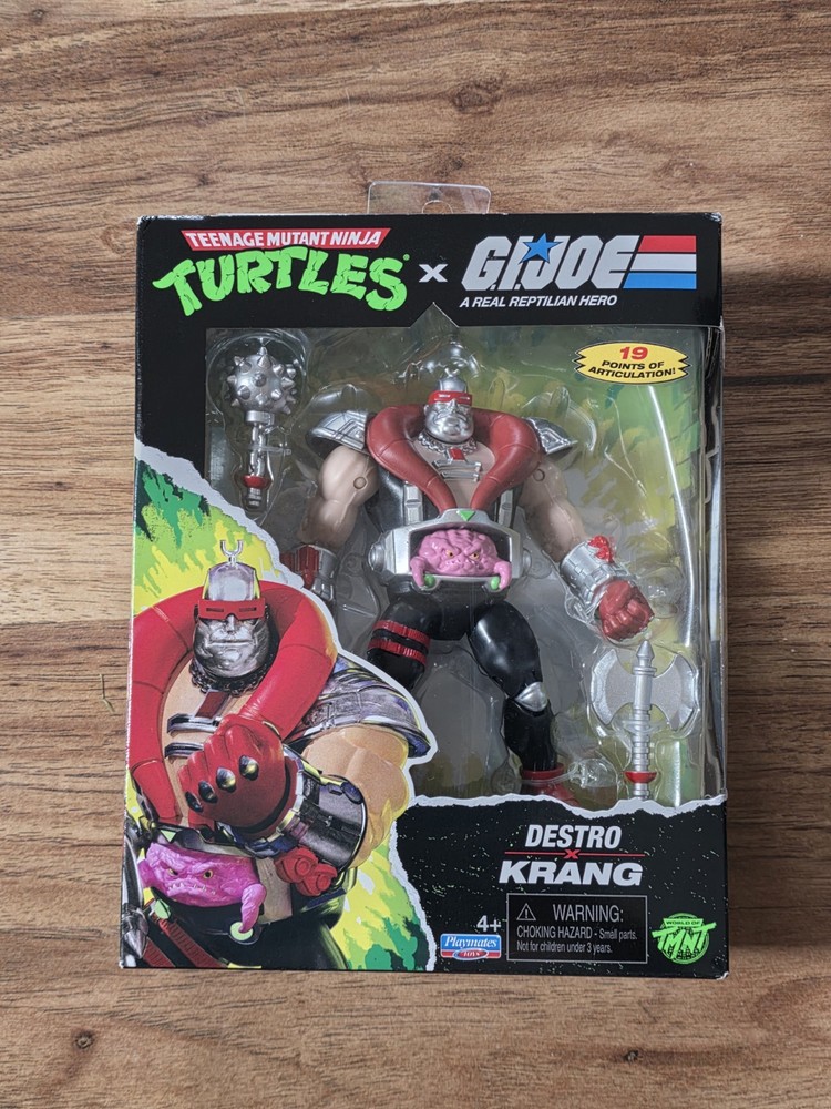 Playmates Teenage Mutant Ninja Turtles x G.I. Joe Destro x Krang Action Figure